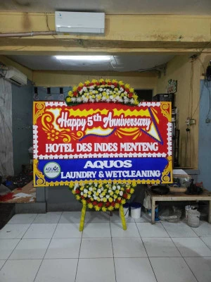 Papan Bunga di Pasar Besar Manado